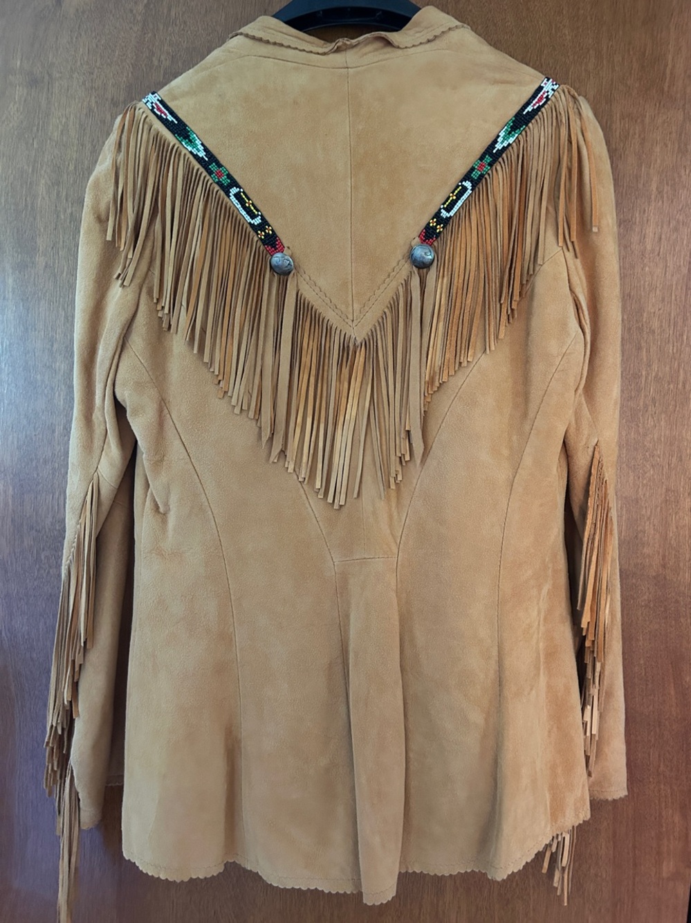 Vintage 80s Char & Sher Santa Fe Suede Fringe Pants Suit 2 Piece Set (Size 10)